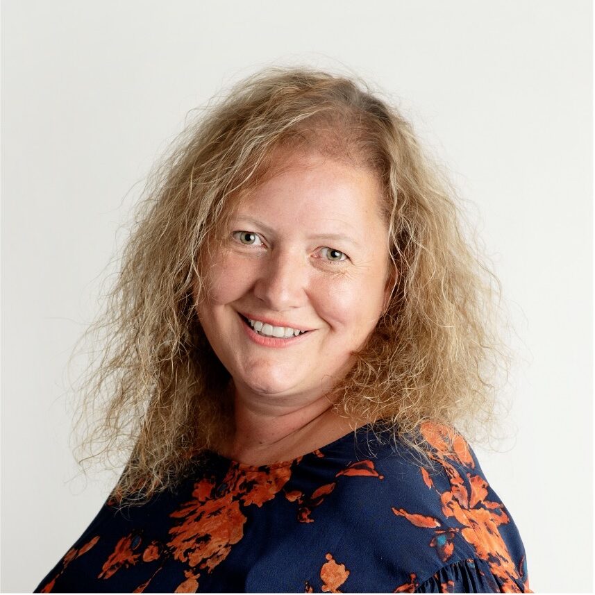 A photograph of Emily Wigginton, head of client services for Bedrock.
