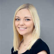 A photograph of Laura Wilson, head of commercial strategy for Bedrock.